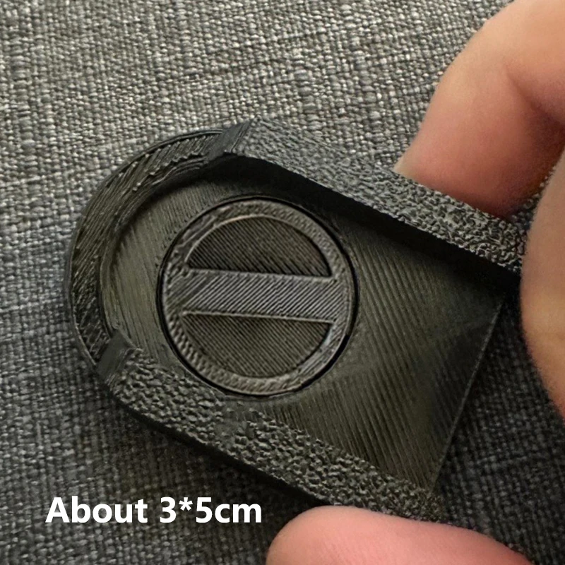 Outil de positionnement des doigts en plastique noir, impression 3D, copain d'ongles, Nail Art, 1 pièce