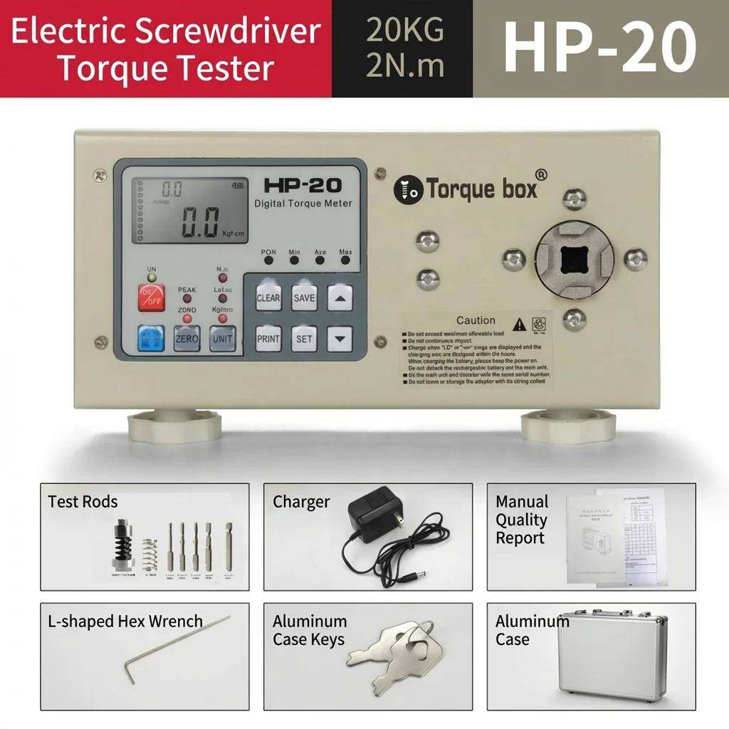 High Precision Torque Tester HP-20 Digital Torque Tester HP-20 Digital Torque Meter