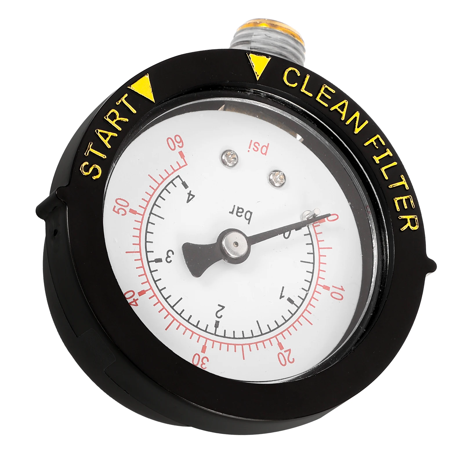 

Sturdy Pool Pressure Filter Utility Water Pressure Gauge For Garden Outdoor Spa Tank Fish Swimming Pool Durable Lightweight