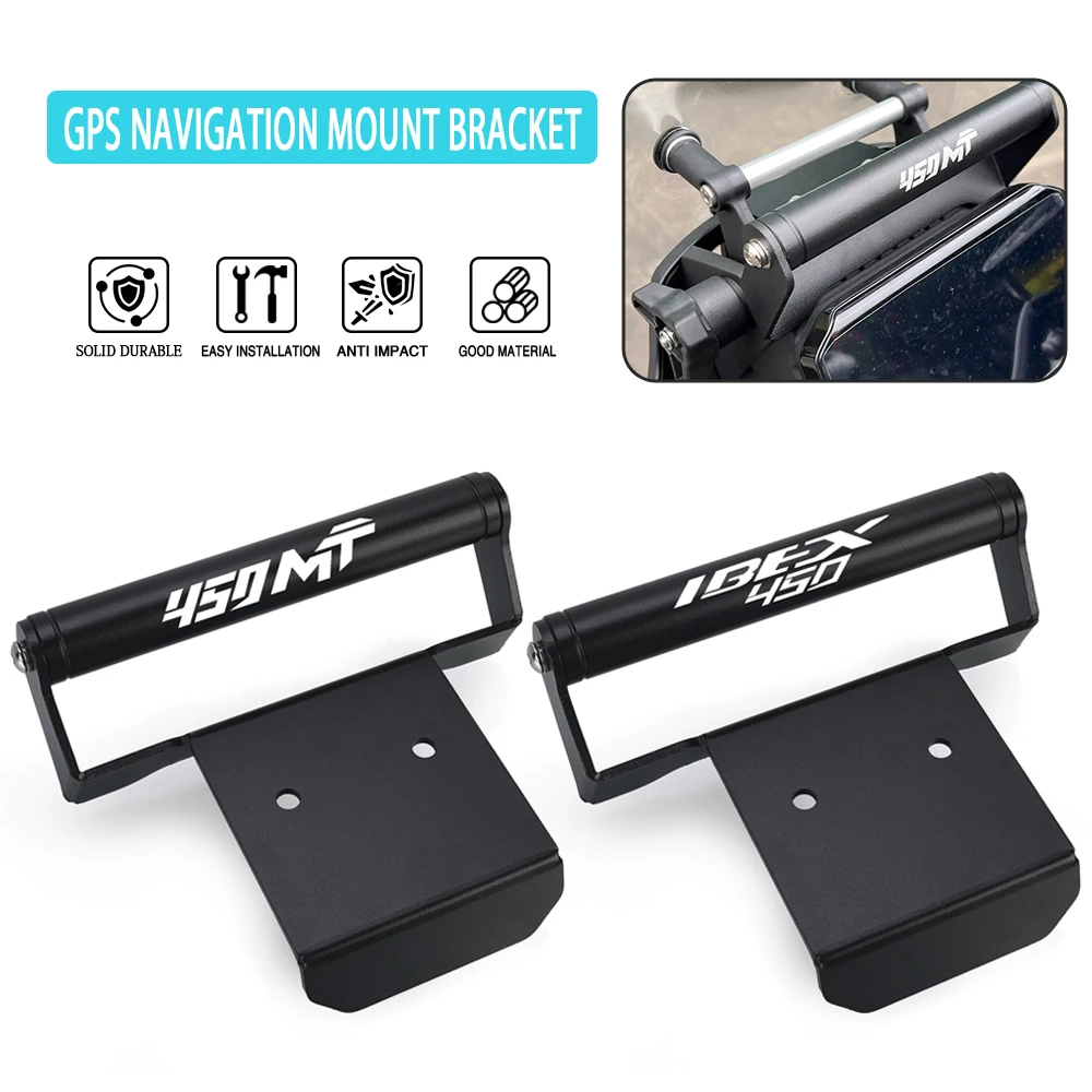 

Motorcycle Handlebar Bar Extension Stand Holder For CFMOTO CF moto 450MT 450 MT 2024-2026 Phone GPS Navigation Mount Bracket