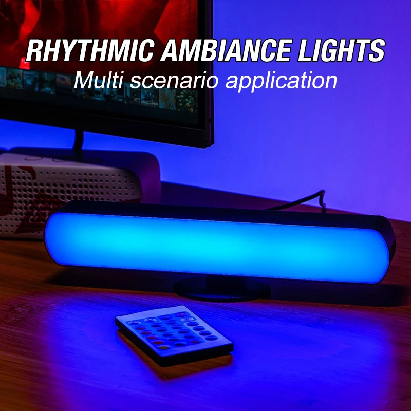 Lampada per atmosfera domestica a LED con sorgenti luminose multiple Design della luce respiratoria Connettività per computer USB