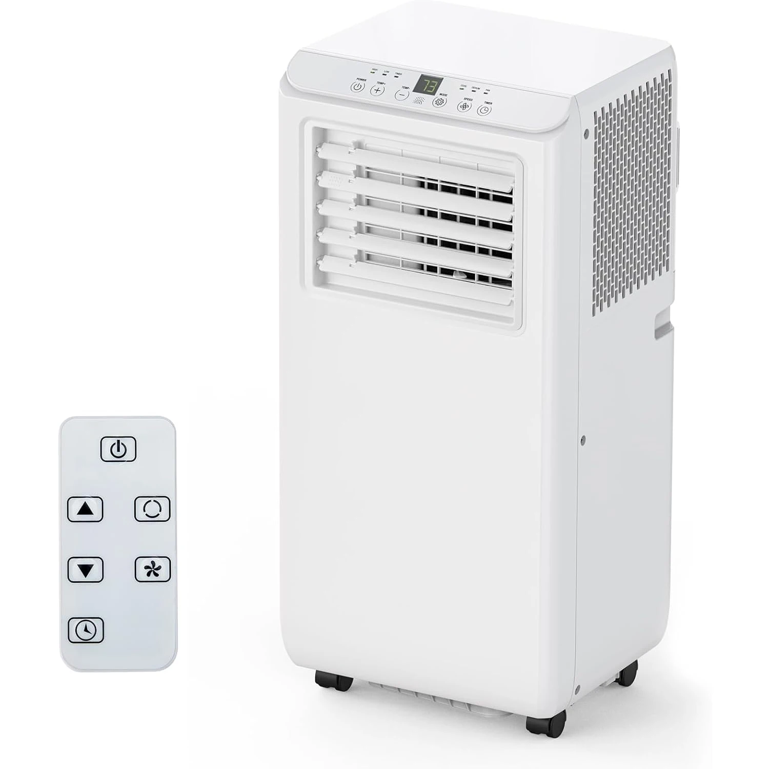 

Портативный кондиционер 10000 BTU, 3-в-1: охладитель, осушитель, вентилятор, с LED-дисплеем, пультом ДУ, комплектом для установки на окно, для дома и офиса