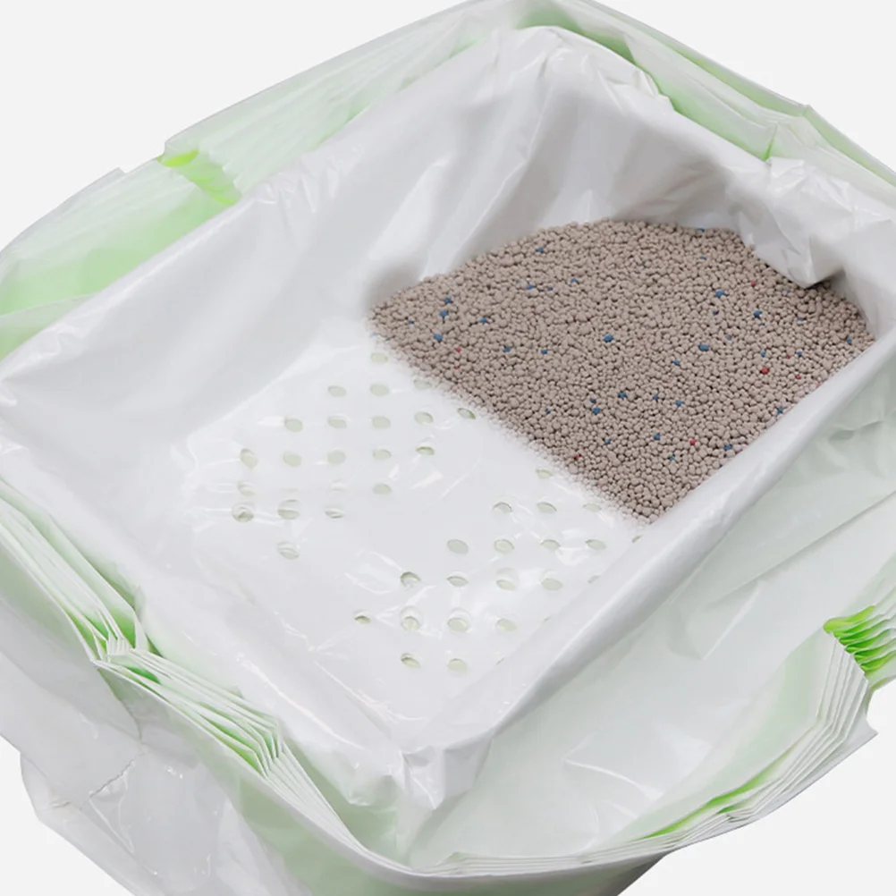 

7 PCS Candy Container Pet Cat Litter Filter Bag Scraper Filtering Clean Pouch Preventer Swag