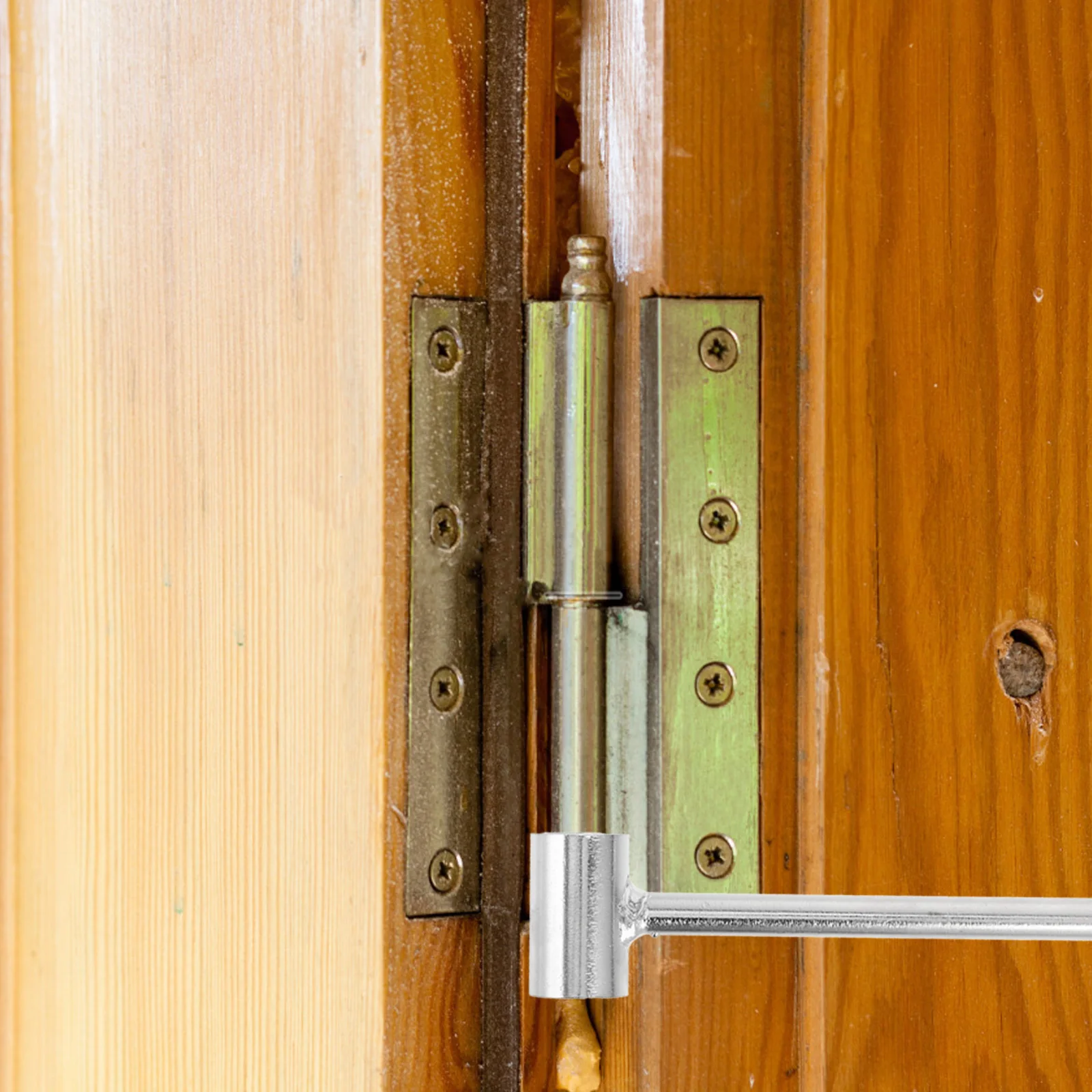 

Heavy Duty Hinge Gap Adjustment Wrench Steel Door Hinge Adjustment Tool for Residential Commercial Use Door Alignment Repair