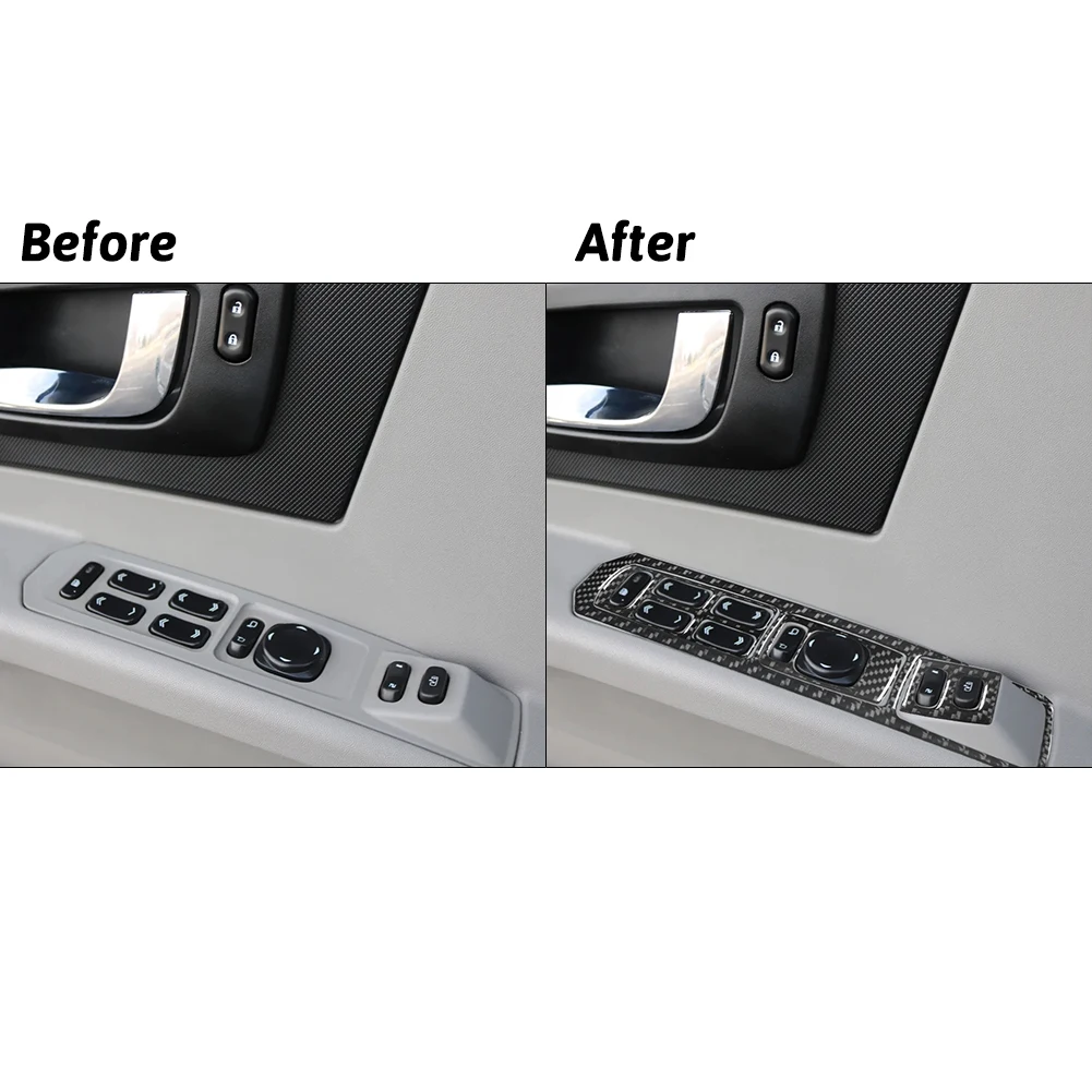 

Car interior Stickers For Cadillac CTS 2003-2007 With Navigation System Carbon Fiber Black Interior Decorative Stickers