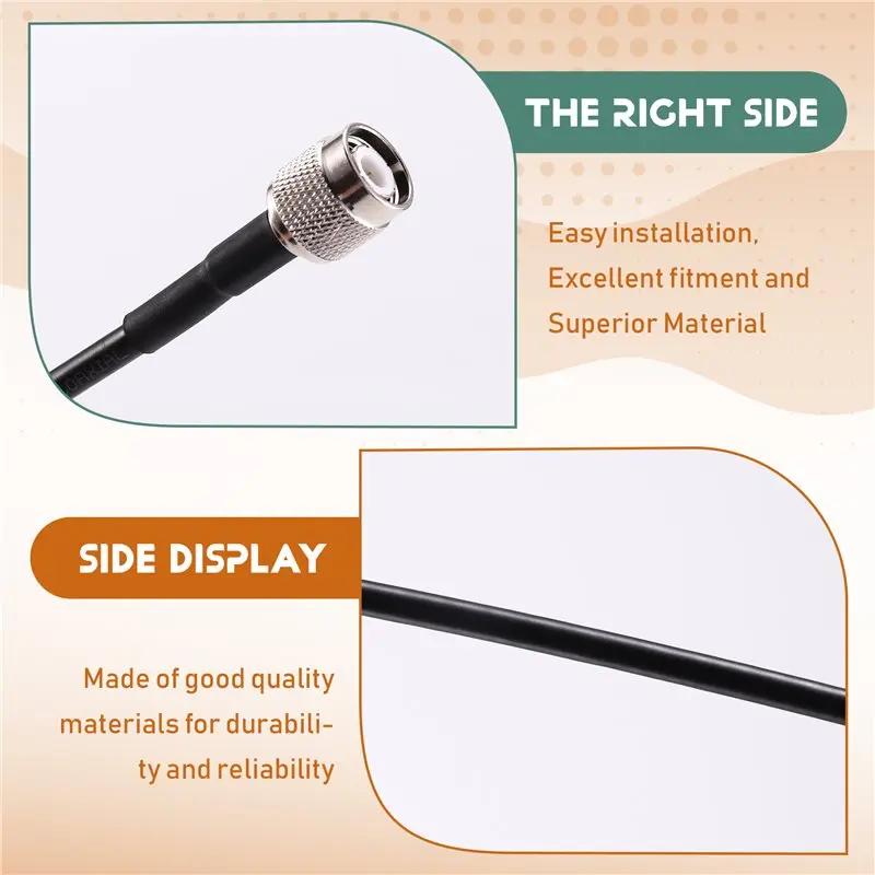 

(Flash Sale) LMR400 For RF Coaxial Cable N Type Male Connector Low Loss Cable Kabel From N Type Male