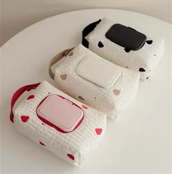 ins car tissue box hanging cartoon car seat back tissue hanging bag baby stroller wet tissue storage bag