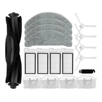 Para xcelle h30 plus h40 plus robô aspirador de pó peças reposição principal escova lateral filtro hepa mop pano saco pó