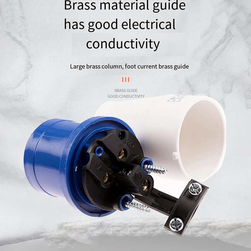 

Адаптер вилки для подключения фургона Адаптер основной вилки 3-контактный адаптер сетевой розетки для подключения площадки 240 В 16 А Автомобильный караван Будинок на колесах