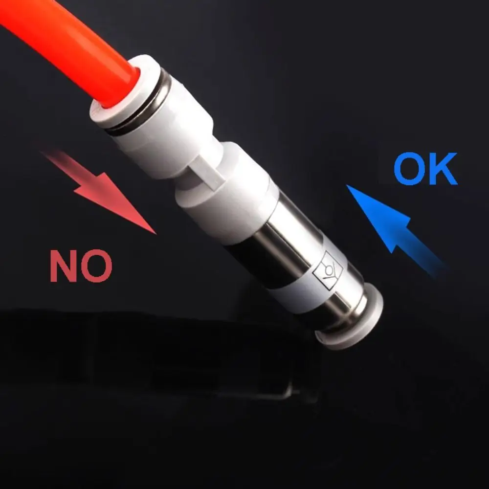 SPV SPU Pneumatic Pipe Control Valve Non-Reversing 4mm 6mm 8mm Pneumatic Pipe Connector Durable Quick Plug Check Valve