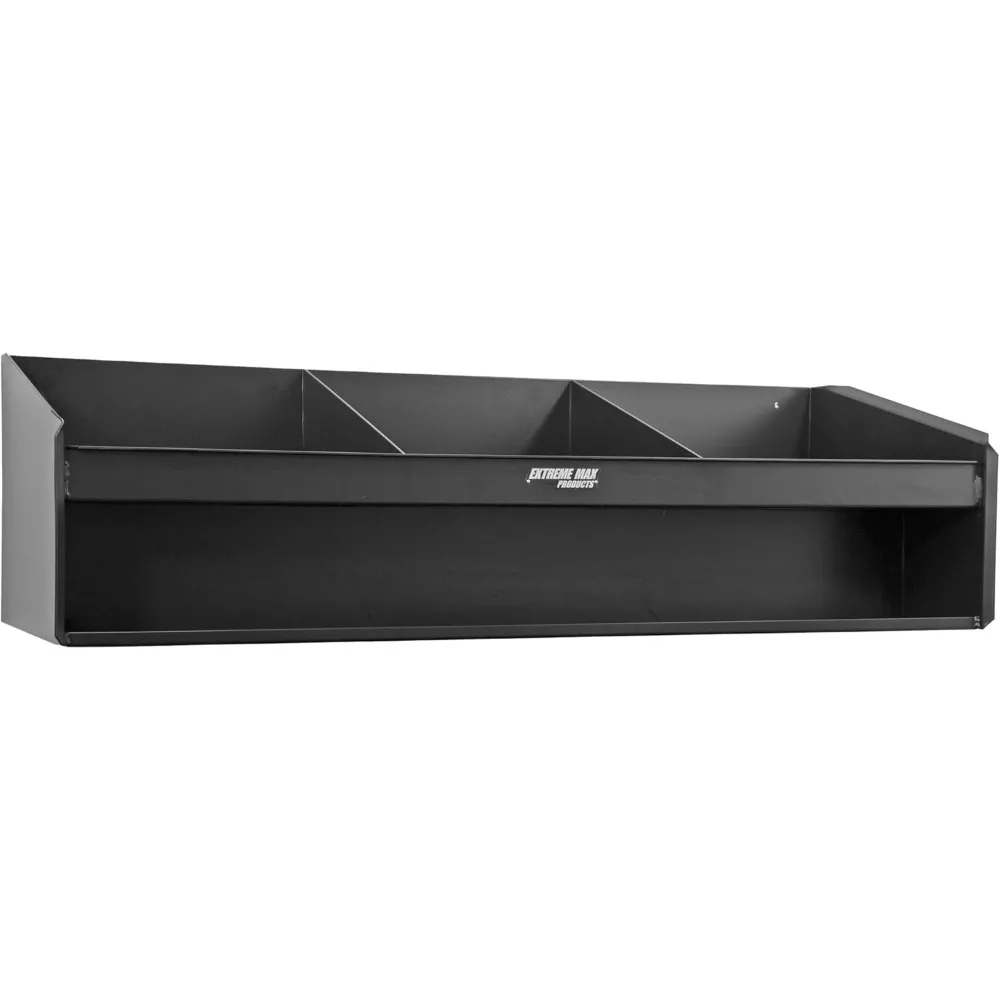 

5001.6541 Алюминиевый органайзер для тройного отсека для шлема для закрытого гоночного прицепа, магазина, гаража, хранения - черный