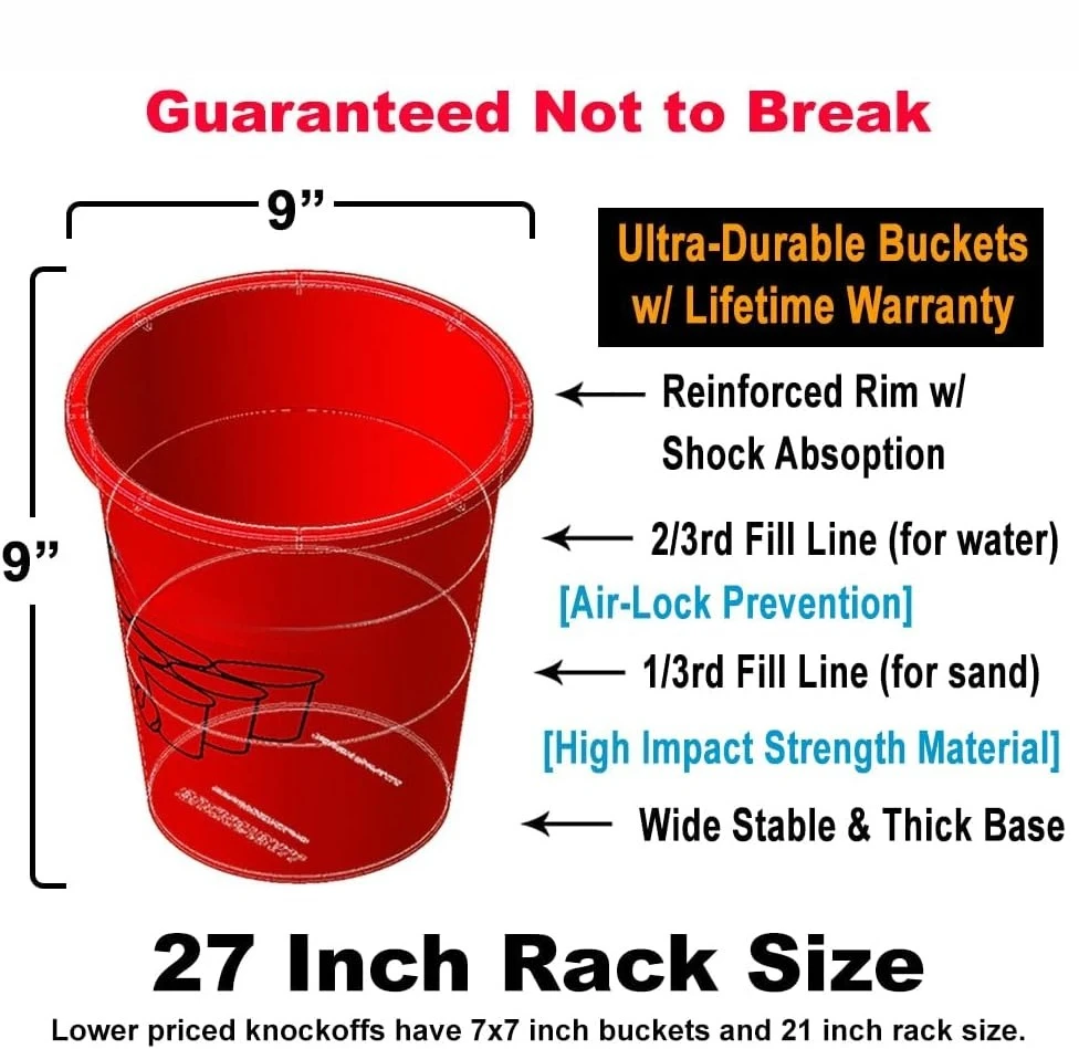 

Original, Largest & Most Durable Brand | Supports USA Jobs | Ultimate Outdoor & Tailgate Game | Perfect for Beach