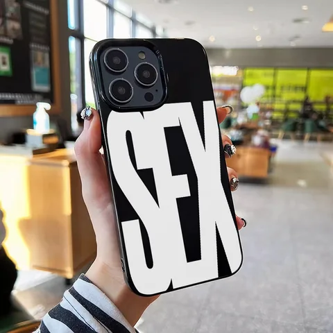 Чехол для телефона с рисунком Sex Icon для iPhone 16, 15, 14, 13, 12, 11 Pro Max X XS XR XSMax 7, 8 Plus, глянцевая пленка, жесткий чехол из ПК
