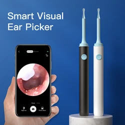 Wireless Visual Silicone Ear Spoon Safe Endoscope Earpick 5MP Camera Ear Wax Remover Luminous Otoscope 3.9mm Ear Cleaning Tools