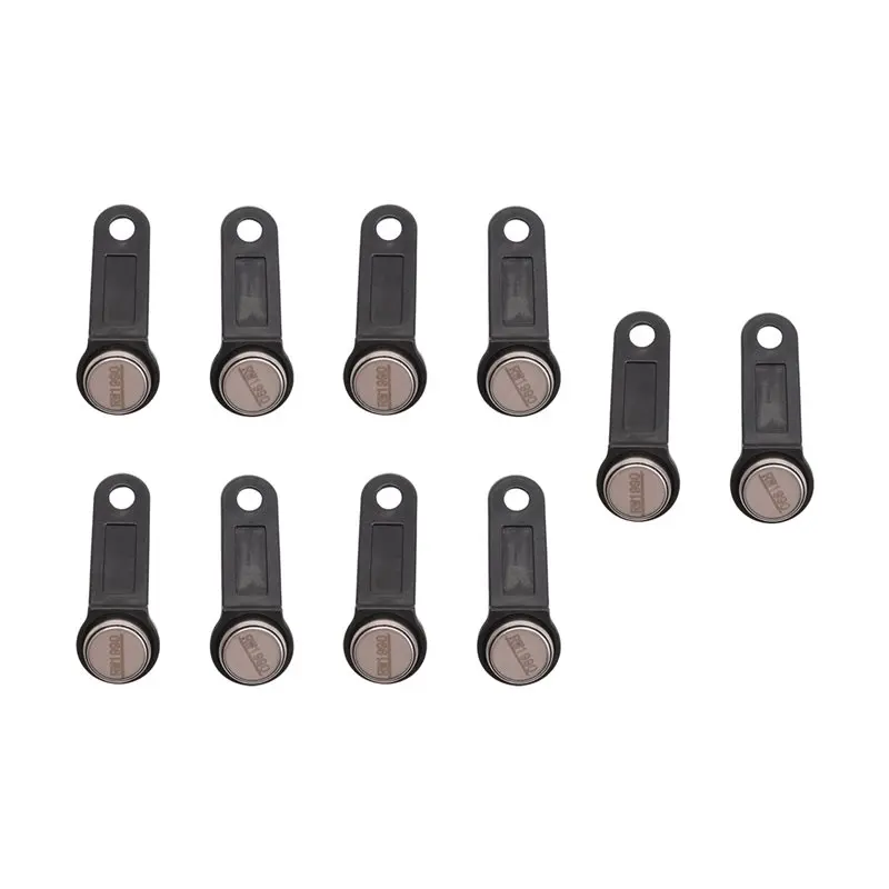 

FFYY-10Pcs Rw1990 Rewritable Rfid Tm Touch Memory Key Ibutton Information Button Electronic Smart Key Card