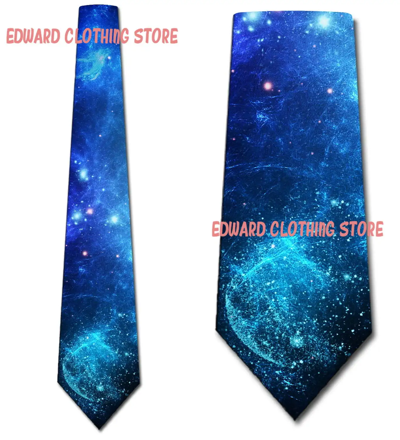 Space Ties Mens Galaxy Astronomy Necktie Wedding Business Party Dress Accessory