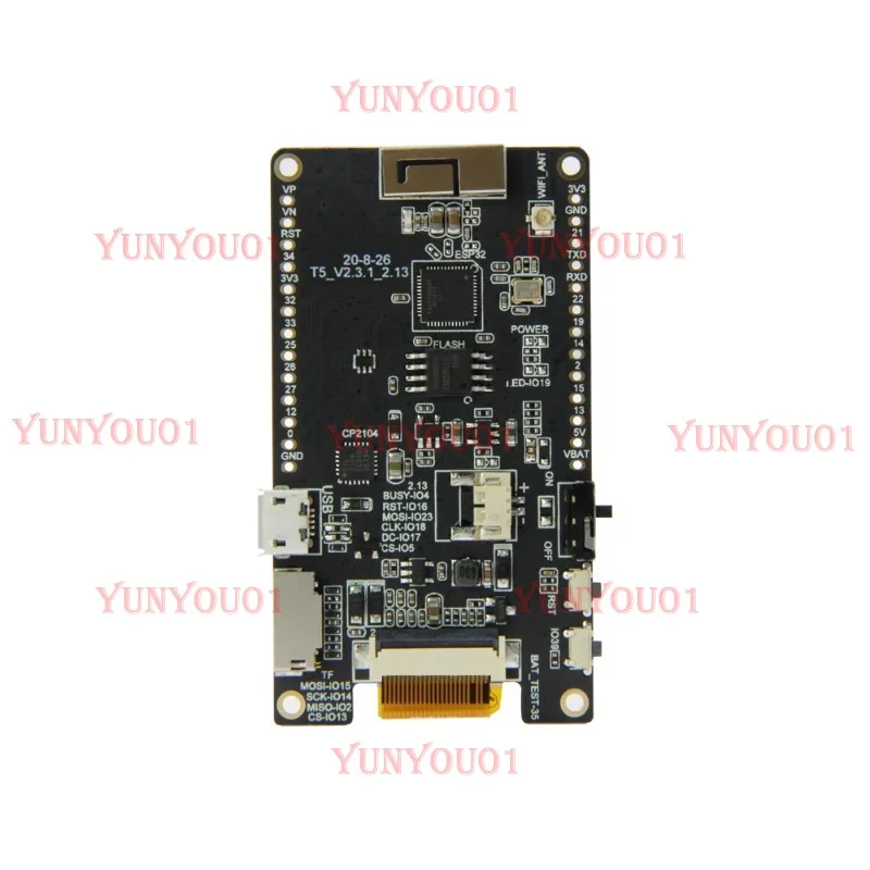 

T5 V2.3.13 1_2 WiFi Bluetooth Module MCU32 2.13 Inch Ink Screen Development Board