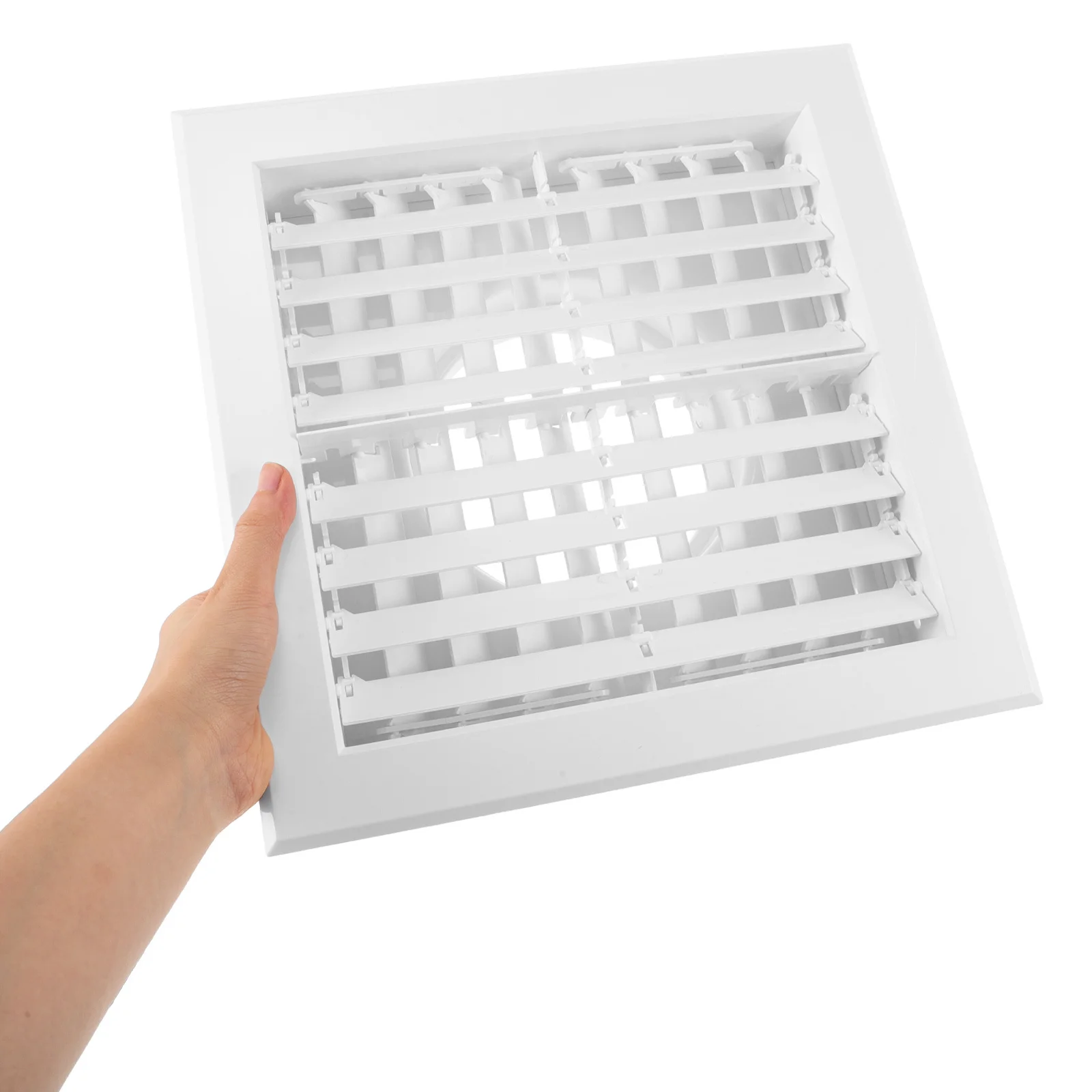ABS Dual-Layer Air Conditioning Vent Intake Exhaust Cover Efficient Airflow Ventilation Outlet Indoor Ac Grill
