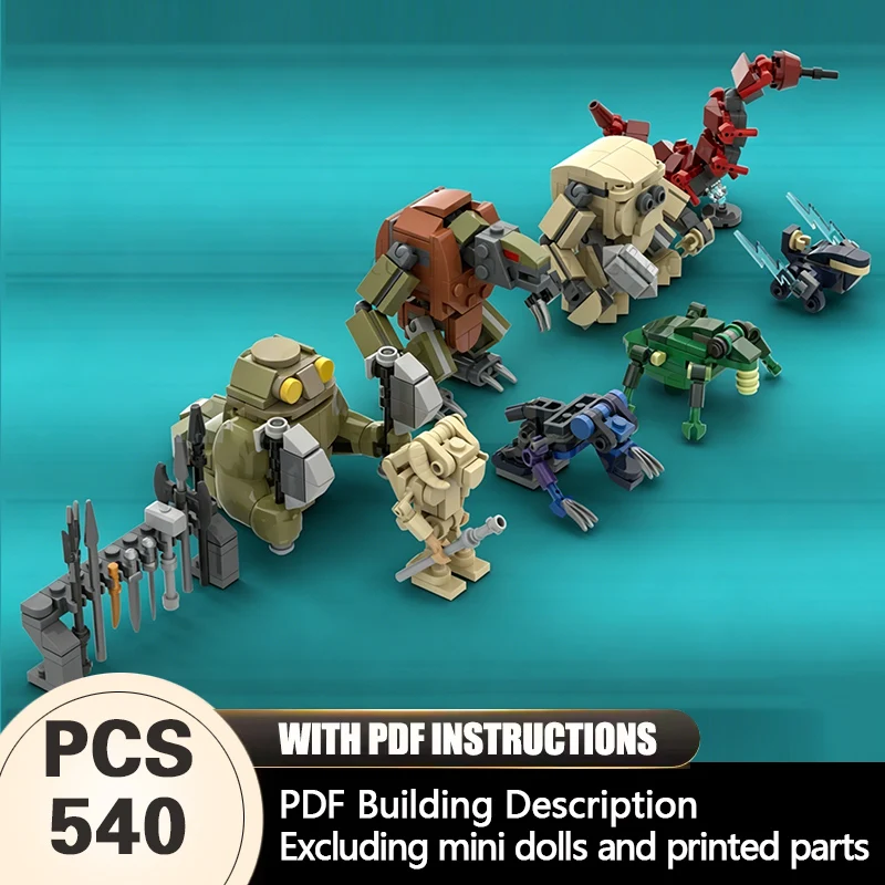 Creators Animal Series Model MOC Building Bricks Mecha Bundle Modular Technology Gifts Holiday Assemble Children Toys Suit