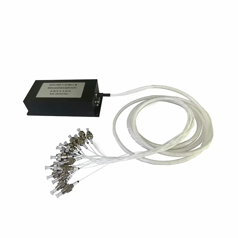 

1x16 multimode optical switch 850nm module 1min 16 module optical switch