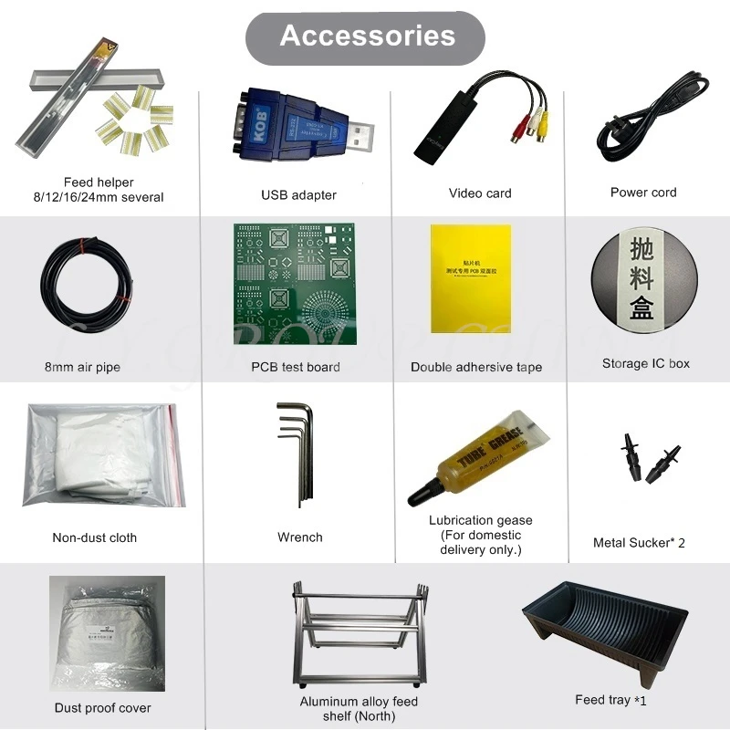 Q1 High Speed 33 Bits Full Vision Desktop Automatic SMT Pick And Place Machine Chip Mounter LED SMD Dual Heads For PCB Assembly