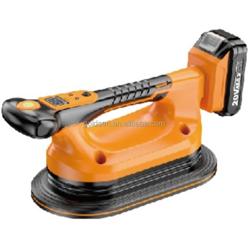 

20V Wall Ceramic Tile Vibrating Tiling Machine Cordless Tiler Power Tool 12 Adjustable Speed Double Suction Cup Battery Source