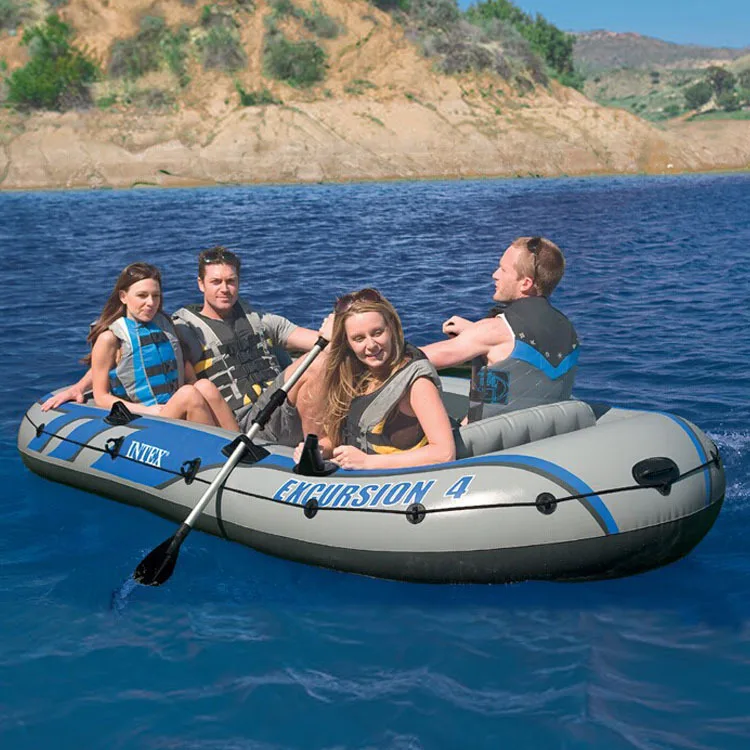 Inflatable Boat for Four Person, Canoe Fishing Special, INTEX68324