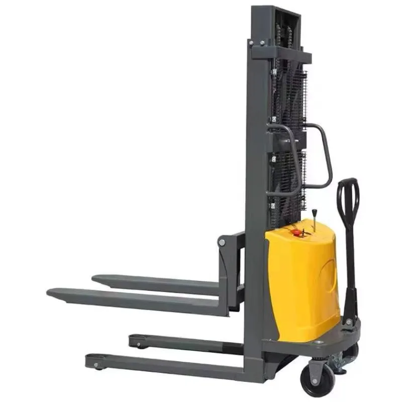 2m Semi Electric Pallet Stacker with 2000kg Capacity for Transport Goods