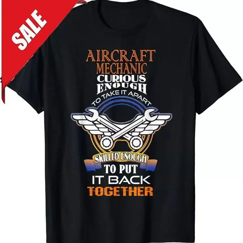 NEW Aircraft Mechanic s Maintenance Aviation Airplane Men T Shirt