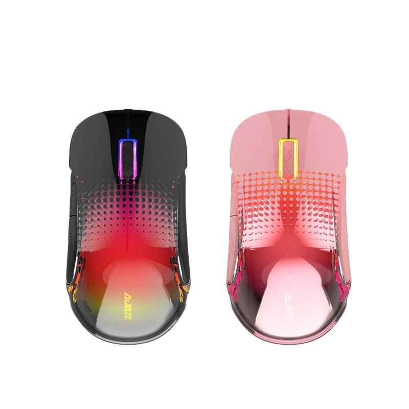 

Ajazz Aj358 Wired Mouse Ergonomic Office Esports Lighting Design Laptop Desktop Computer Dedicated Pink Girl Gift