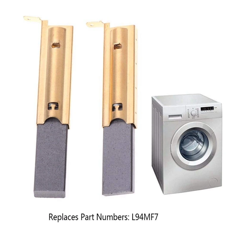 2X Washing Machine Electric Motor Carbon Brush,Washing Machine Motor Carbon Inserts Brushes L94MF7 For Siemens