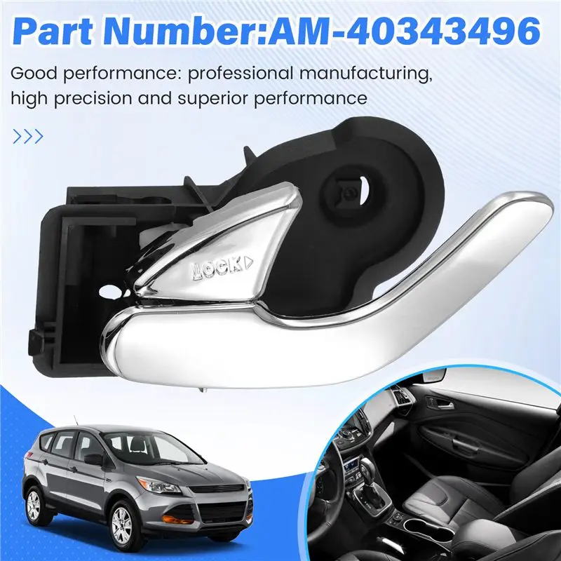 AU33-Car Inner Door Handle Trim Door Interior Trim Panel For Ford Escape Kuga BA ZA ZB ZC Escape 2003-2012