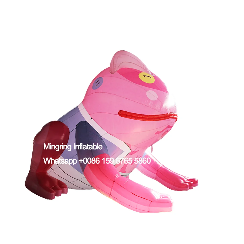 Inflável mais bonito para publicidade do evento, Modelo Red Frog, Mascote publicitário