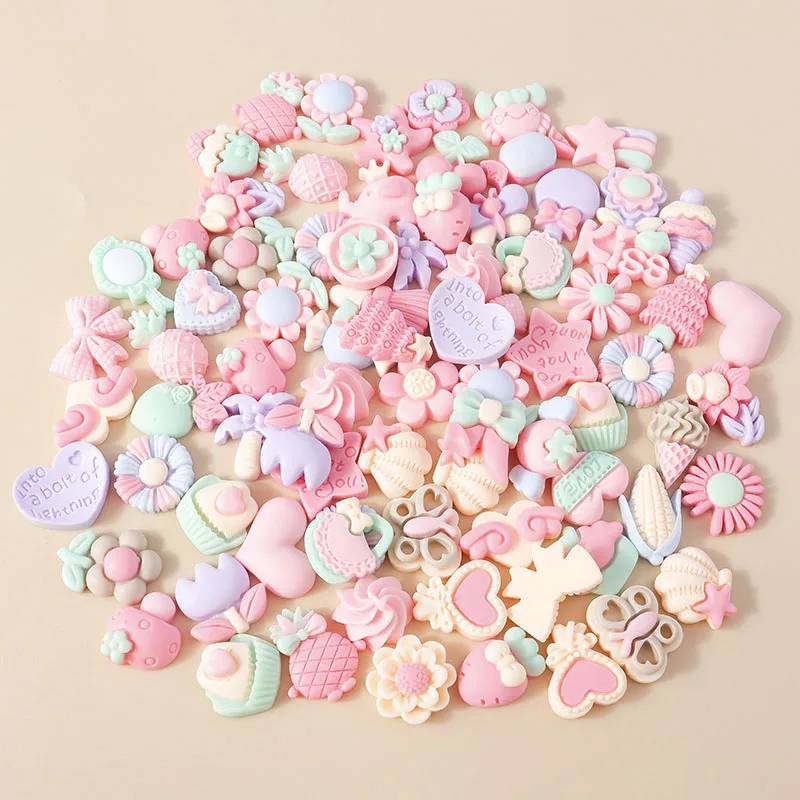 Kawaii Summer Resin Earring Charms - 15pcs image