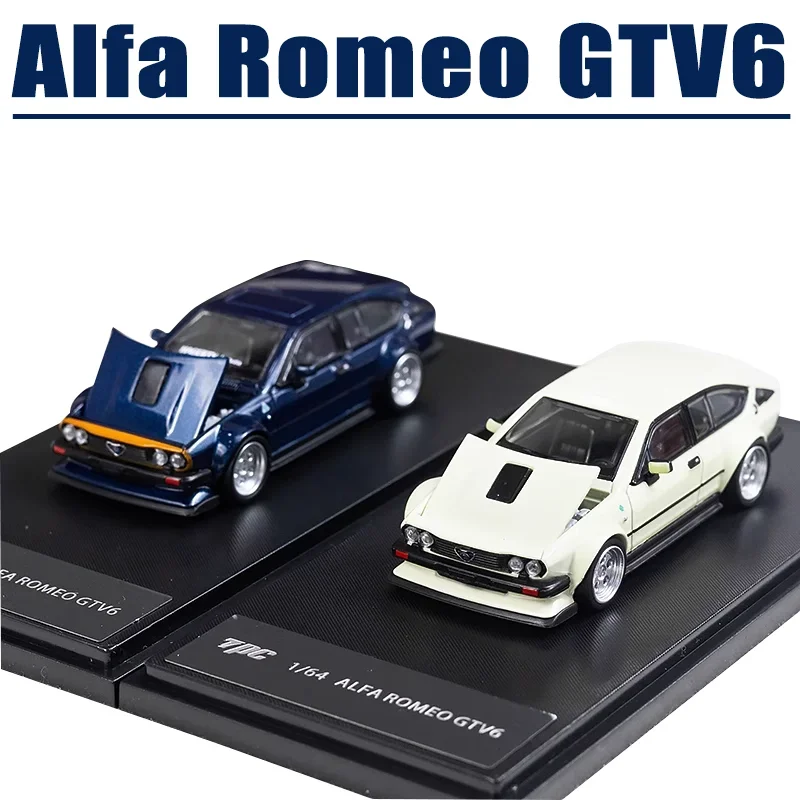 TPC 1/64 Alfa Romeo GTV6 Limited Edition legering speelgoedmotorvoertuig gegoten metalen model