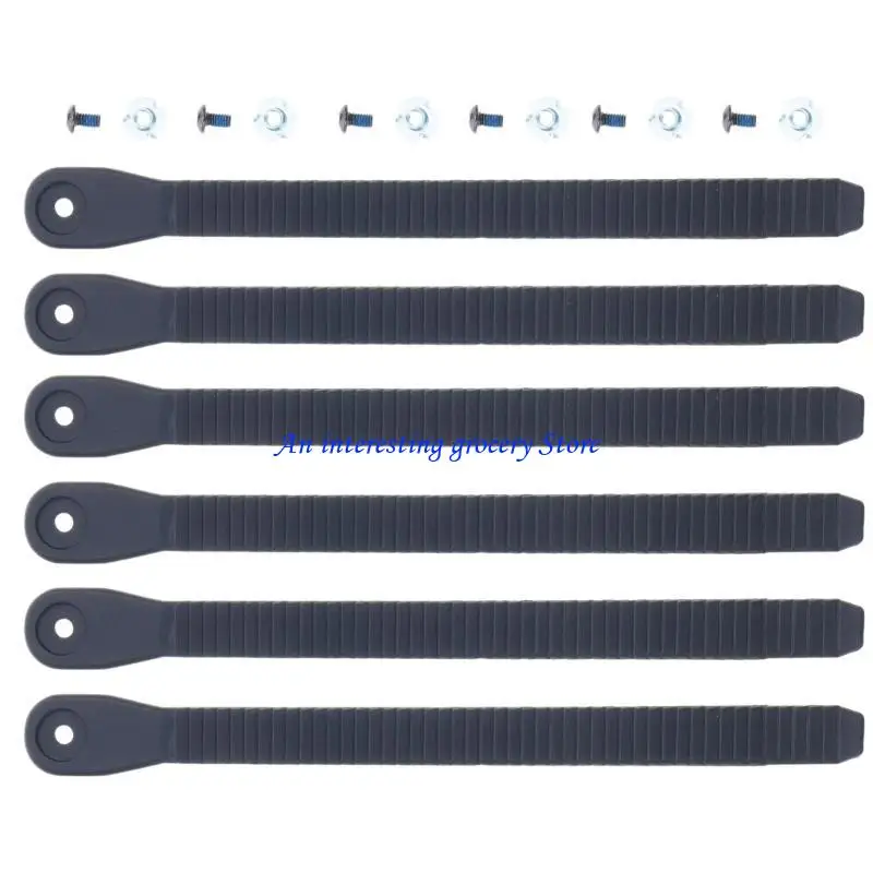652D Snowboard Ankle Ladder Strap Wear Resistant Snowboard Binding Ladder Strap Strong Snowboard Binding Toe Slider Strap