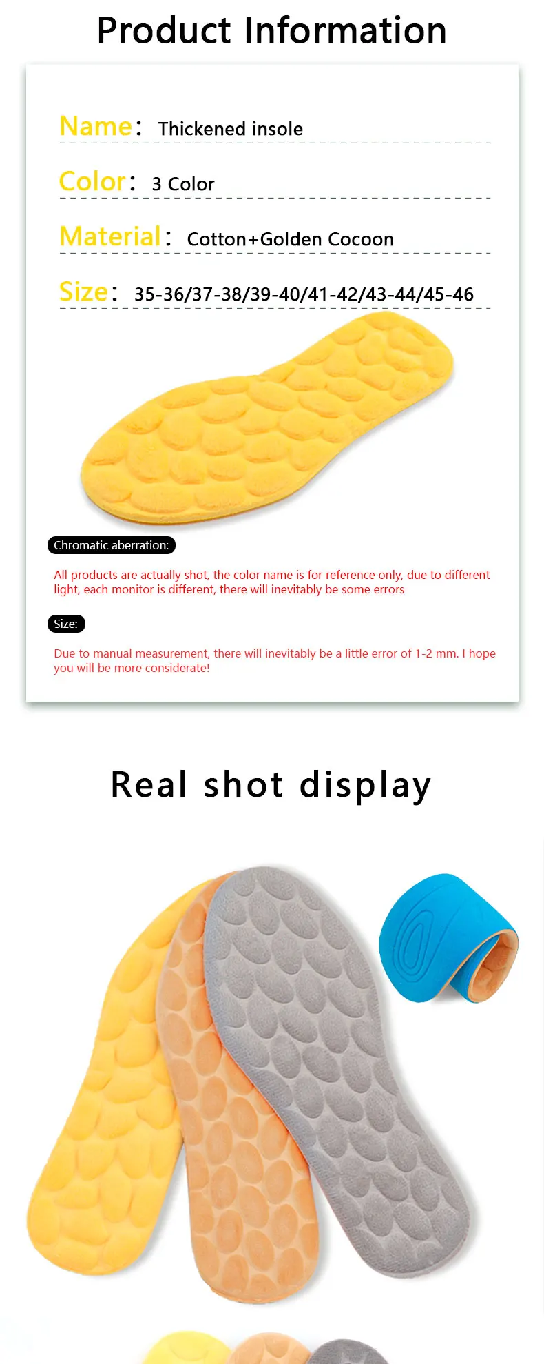 Winter Warm Shoe Insole Plush Snow Boots Thermal Inserts Men Women Sports Running Heating Pads Cotton Comfort Soft Foot Cushion