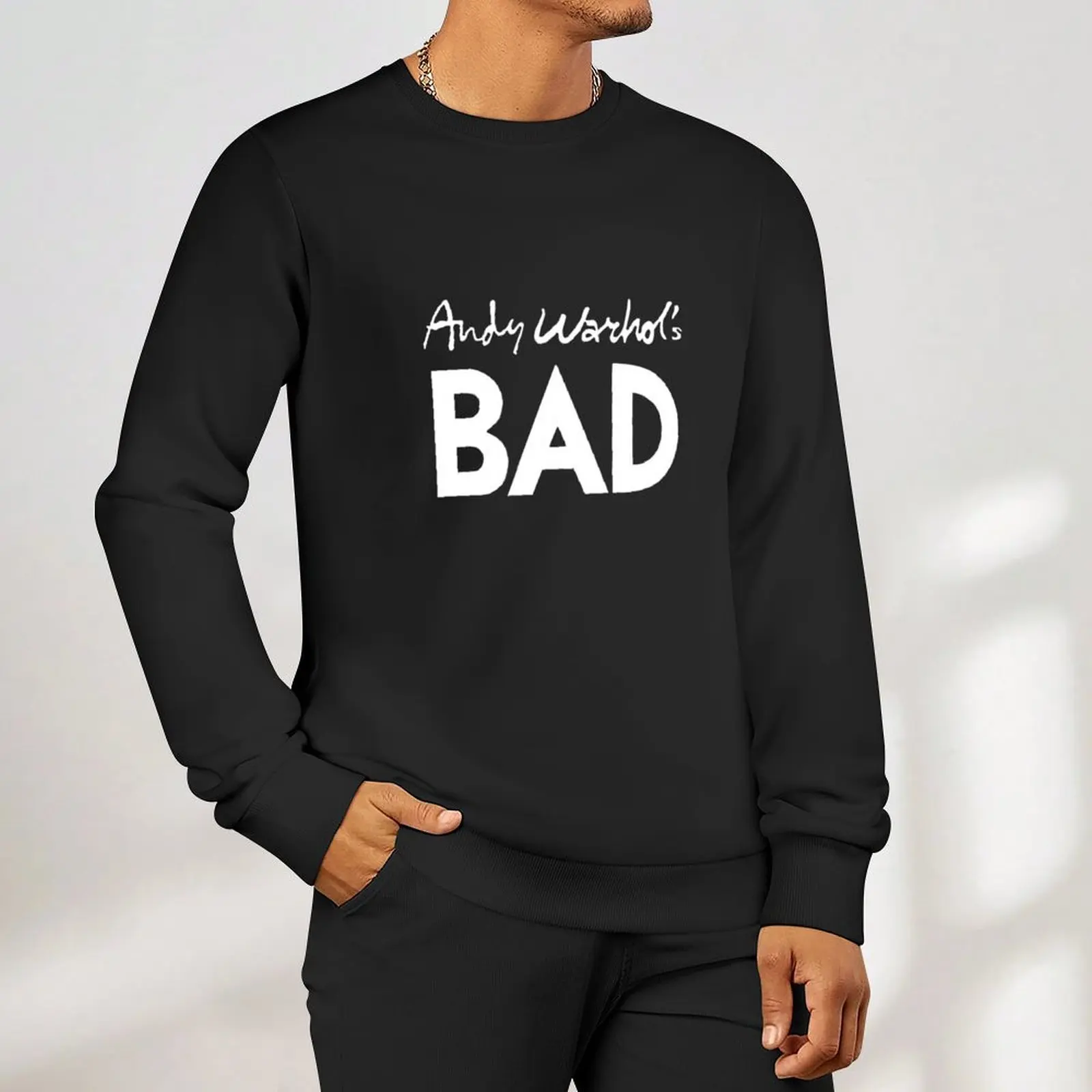 Andy Warhol's Bad Pullover mens clothing men's winter sweater men's coat autumn clothes oversize sweatshirt