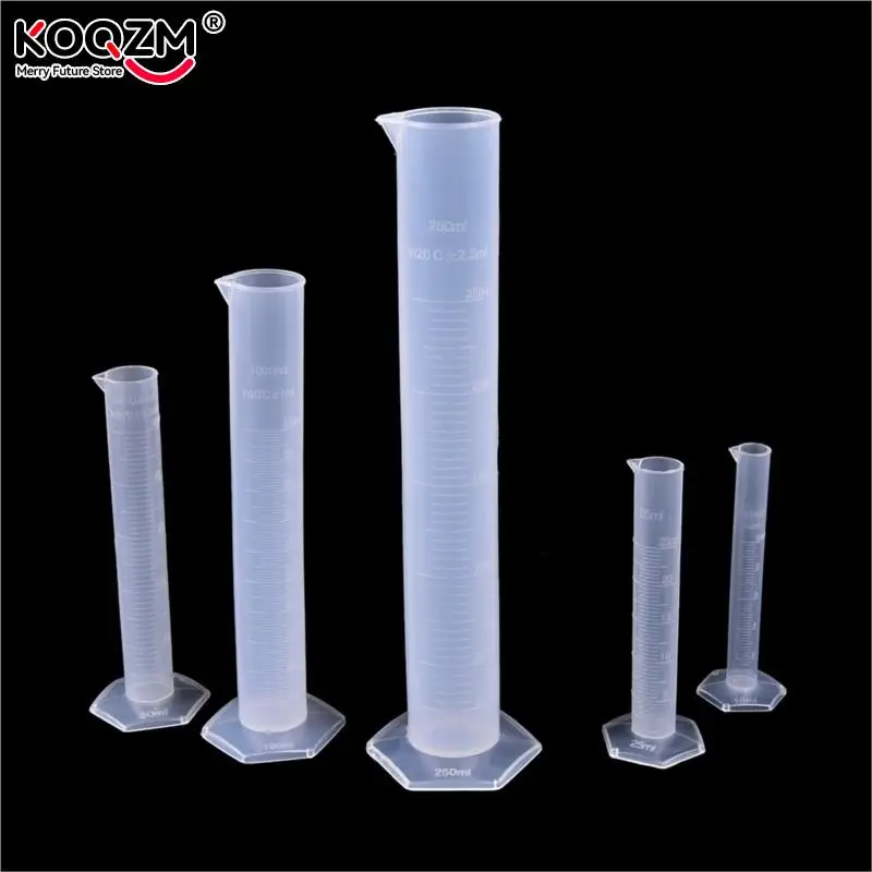 50ml Plastic Measuring Cylinder Graduated Tools Chemistry Laboratory Cylinder Tools School Lab Supplies