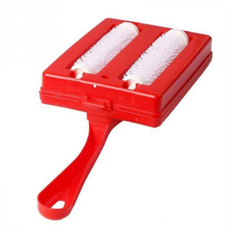 

Carpet Brush Double Roller Handheld Table Sweeper Crumb Dirt Cleaner Hair Cleaning Brush Collector Roller