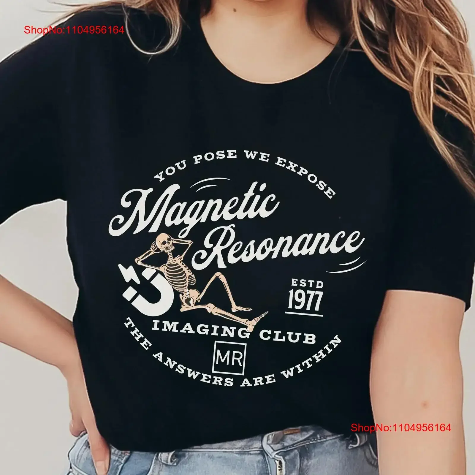 MRI Tech T Shirt For Technologist Rad Week s Radiology Department SweaT Xray vintage Washed Top For Everyday Wear graphic