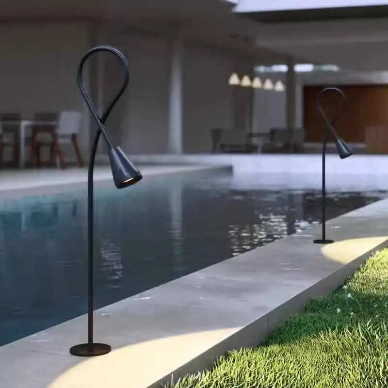 Outdoor Waterproof Reed Lamp for Landscape Courtyard Villa Flower Garden Layout Electrical Connection Lawn Lighting