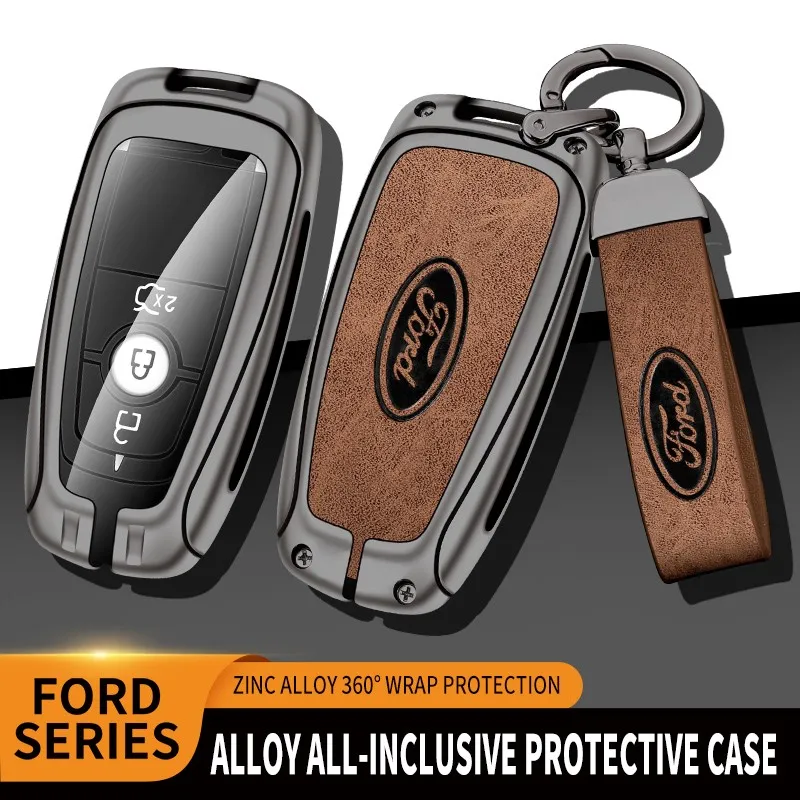 Funda de cuero para llave remota de coche, Protector de Control remoto para Ford Raptor F150, Ford F-150 RAPTOR, accesorios para automóviles