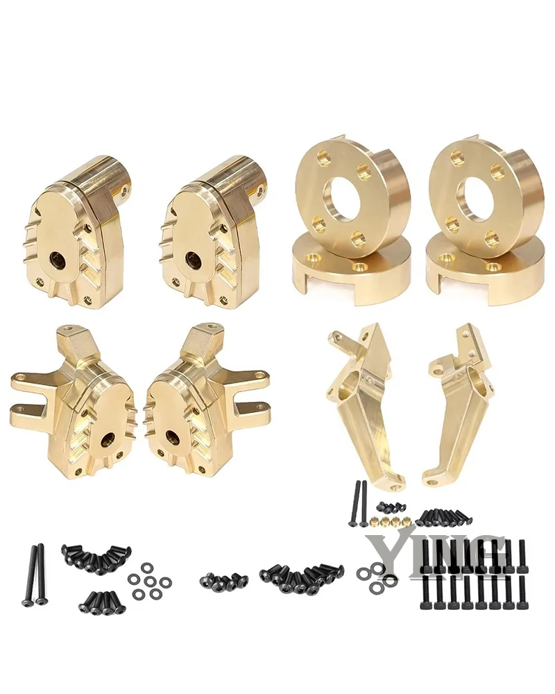 RC Car Brass Counterweight C Seat Steering Cup Rear Axle Seat for 1/8 AXP8 GILAMON 2.2 4X4 RTR Trail Buggy Upgrades Accessories