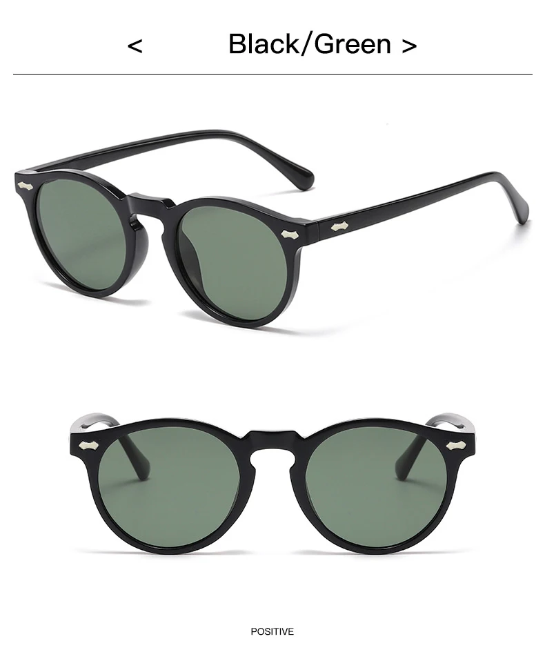 2PCS Neue Stil Von Retro Gläser Runde Mode Mita Sonnenbrille Personalisierte Sonnenbrille JH3053 – Detail 11