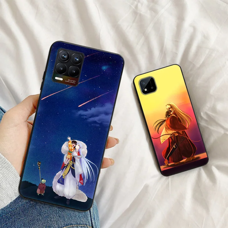 Soft Phone Cases For Pixel 8a 7a 6a 7 6 8 Inuyasha Anime Sesshomaru Honor X8b X9b X7b 70 90 X6 X7 X8 X9 Magic5 Black Matte Cover