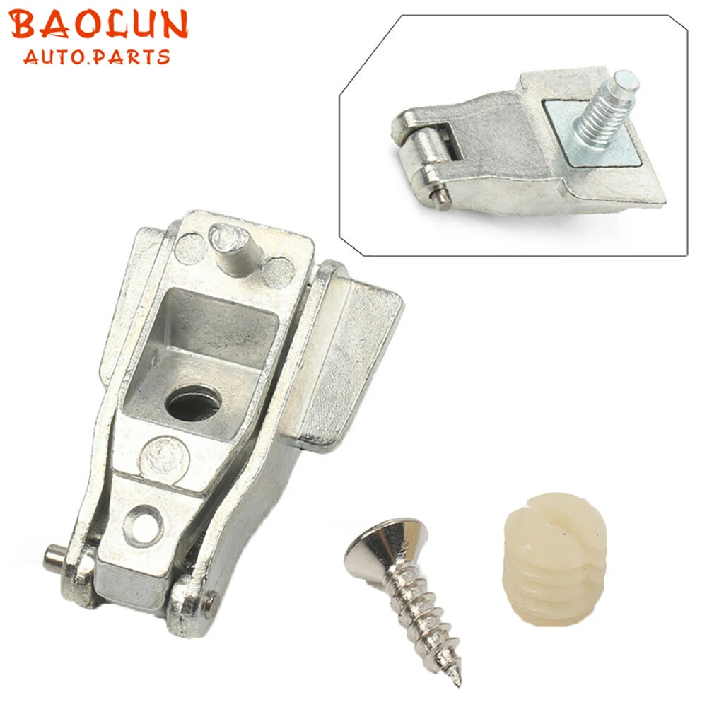 BAOLUN    Car Chrome Metal Outer Door Handle Hinge Repair Kit OS / NS 51964555 For FIAT 500