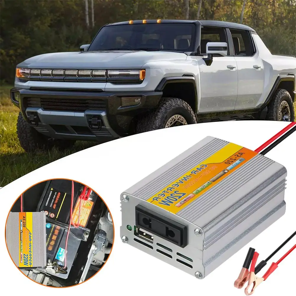 

2025 новейший автомобильный инвертор 12v24v48v60v в 220v220w интеллектуальный преобразователь ﻿ Зарядное устройство Зарядное устройство Solar I7J2