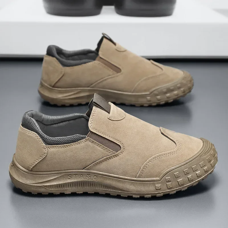 2024 sapatos casuais masculinos na moda confortáveis falts novo impermeável resistente ao desgaste deslizamento-em mocassins masculinos zapatillas de hombre