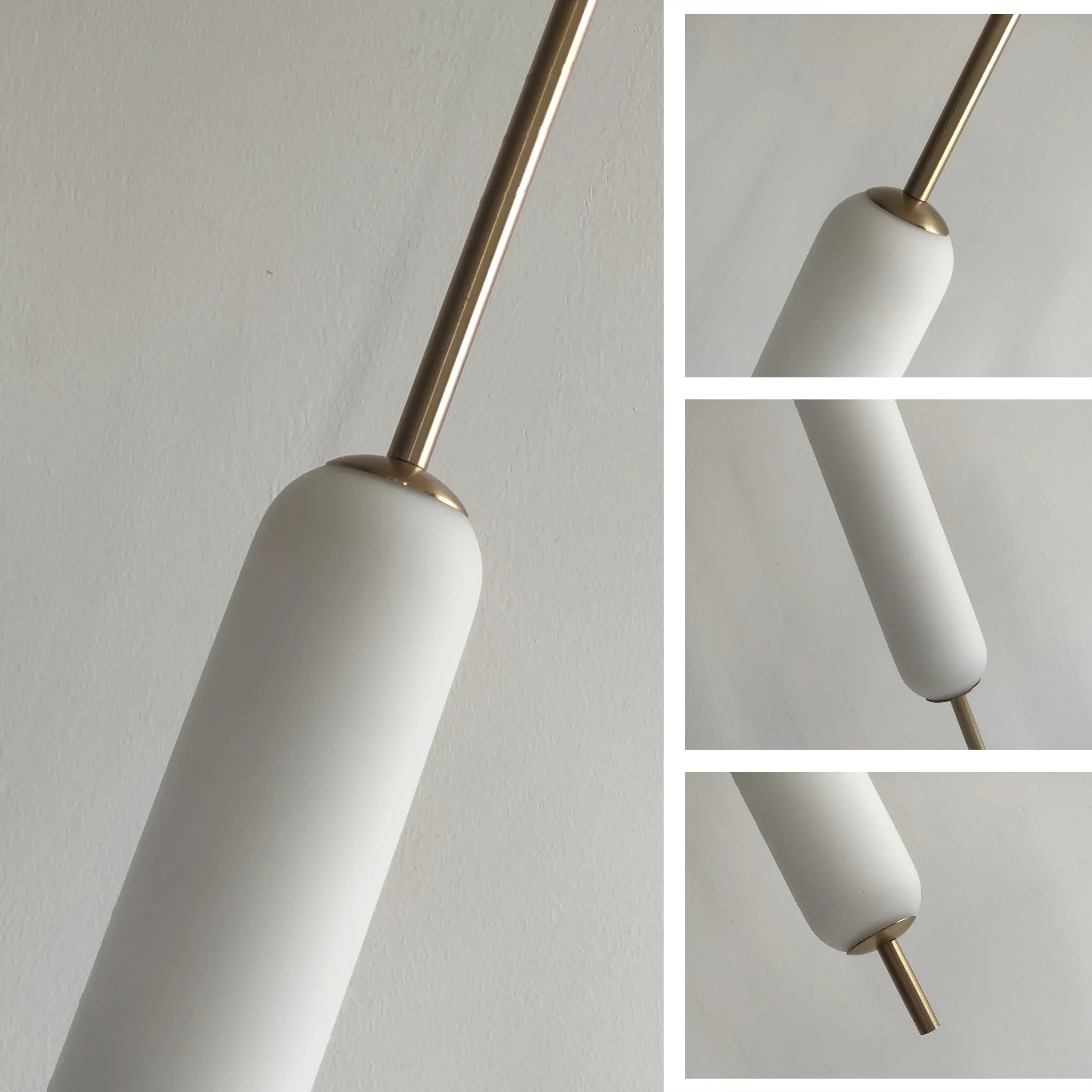 

Modern Minimalist Nordic Double Head Bedroom Bedside Pendant Lights Metal Glass Lamp for Dining Room Bar Aisle Staircase